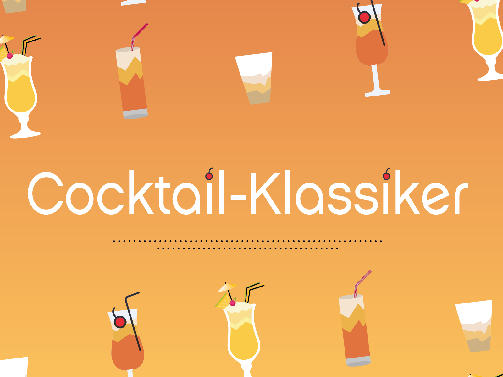 Header Cocktail-Klassiker